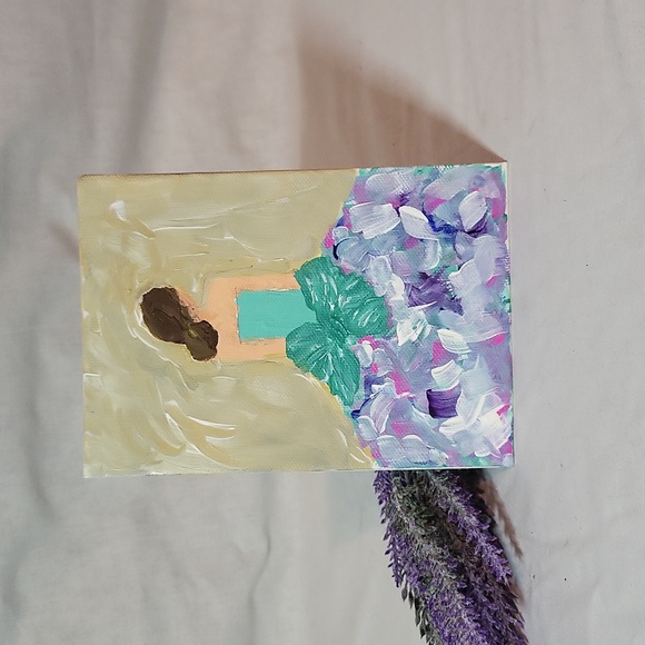 Other - My art, Girl in dress Painting